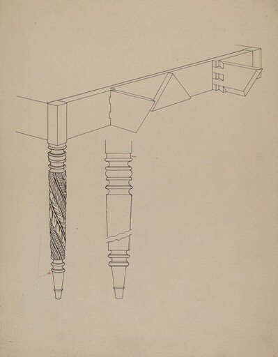 Details of Dining Room Table