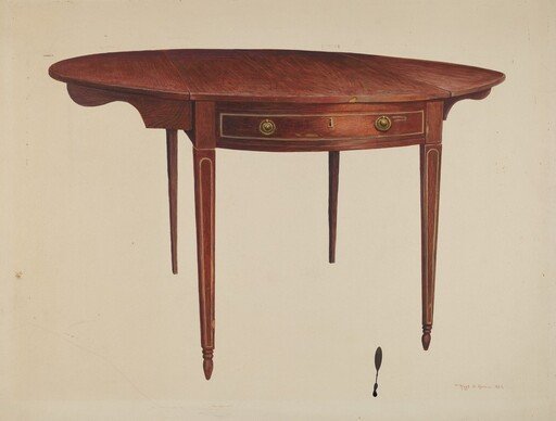 Hepplewhite Drop Leaf Table
