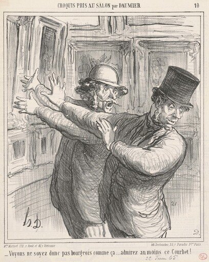 Voyons ... admirez au moins ce Courbet! ...