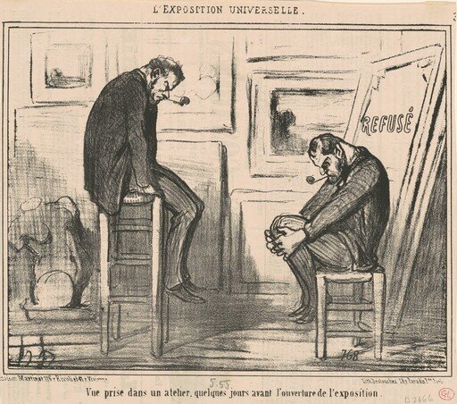 Vue prise dans un atelier ...