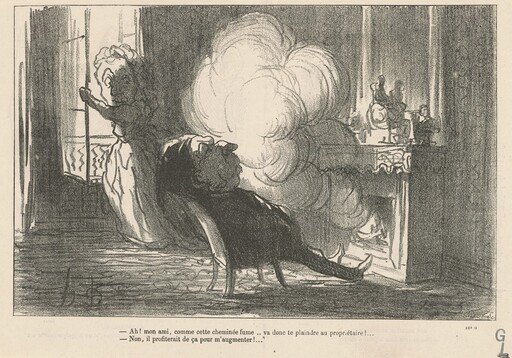 Ah! ... Comme cette cheminé fume ...