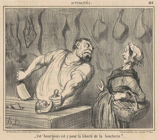 Vot' Bourgeois est-y pour liberté de la boucherie?