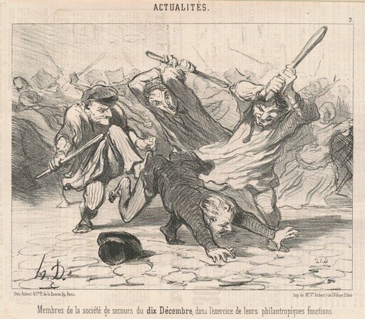 Membres de la société de secours du Dix-Décembre ...