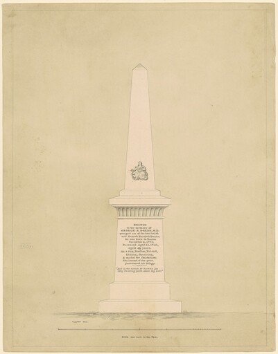 Design for a Monument in Memory of George B. Doane