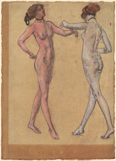 Two Views of a Dancing Nude