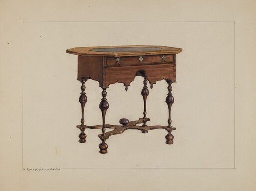 Slate-top Table