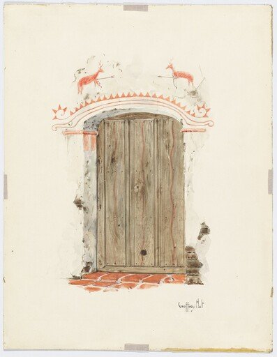 Restoration Drawing: Facade of Mission House