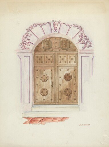 Doorway and Wall Painting