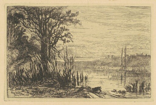 The Pond at Cernay-la-Ville