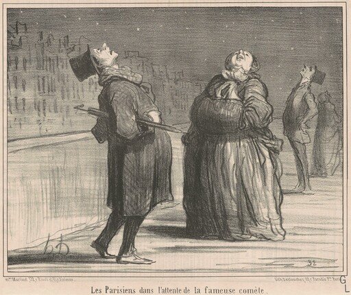 Les Parisiens dans l'attente de le ...