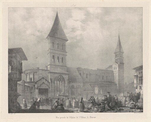 Vue general de l'Église de l'Abbaye de Tournus