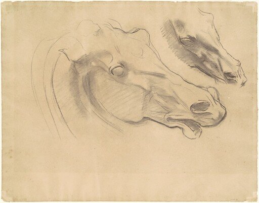 Studies for "Apollo in His Chariot with the Hours"