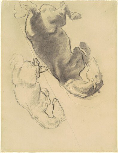 Studies for "The Fall of Gog and Magog"
