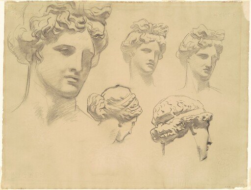 Studies for "Apollo and the Muses"