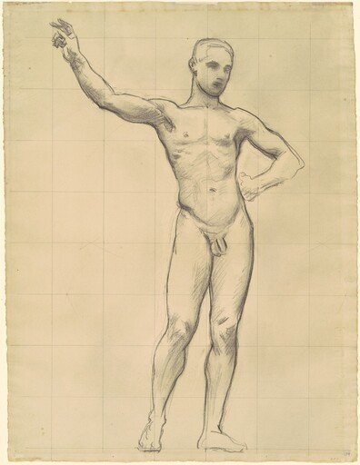 Study of Apollo for "Apollo and the Muses"
