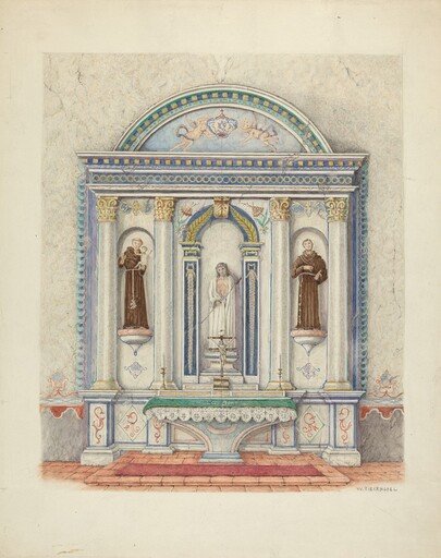 Side Altar, San Luis Rey Mission