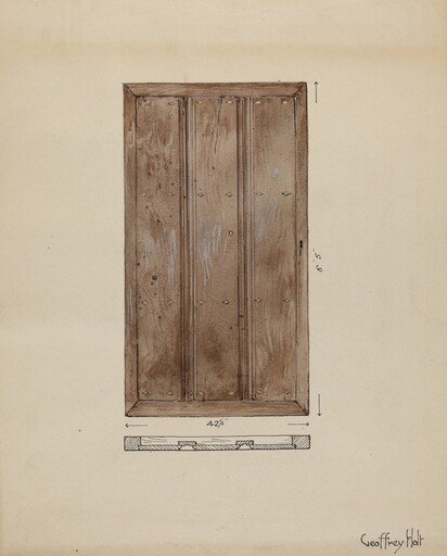 Original Outside Door to Sacristy