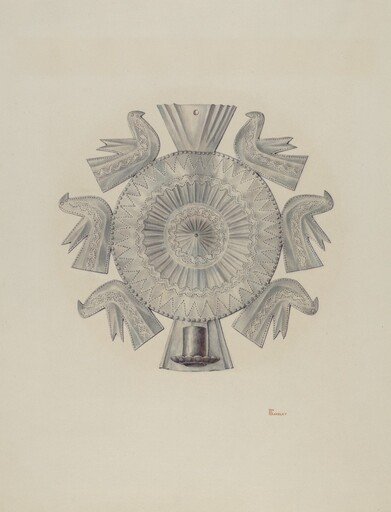Cut Tin Candleholder
