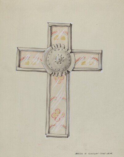Tin & Wall Paper Cross