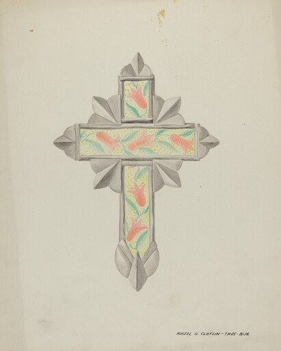 Tin & Wall Paper Cross