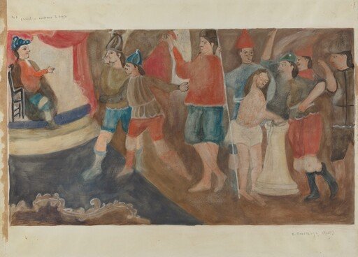 Station of the Cross No. 1: "Jesus is Condemned to Death"