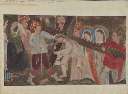 Stations of the Cross No. 8: "Jesus Speaks to the Women of Jerusalem"