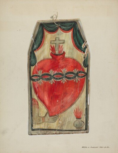 Retablo (Sacred Heart)