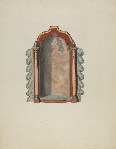 Shrine for statuette