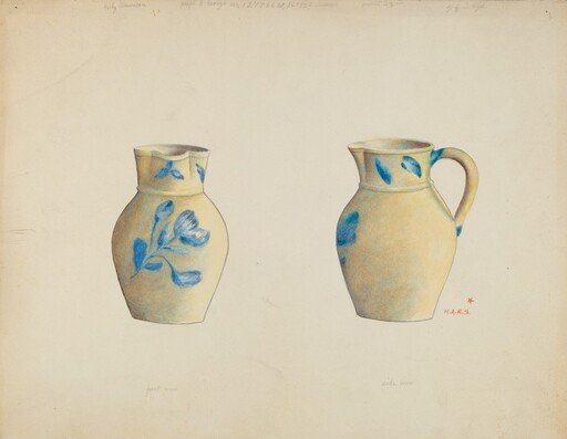 Stoneware Cream Pitcher