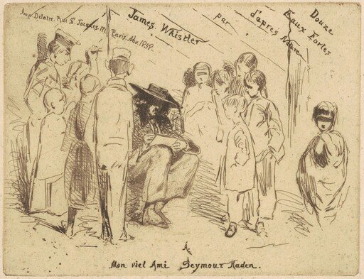 The Title Page for "Douze Eaux Fortes d'après Nature"