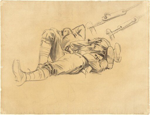Studies for "Gassed" [recto]