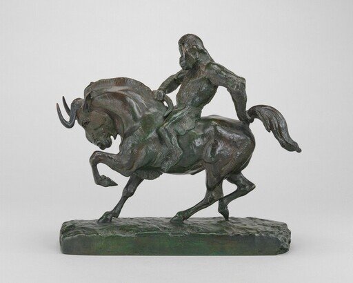 Ape Riding a Gnu
