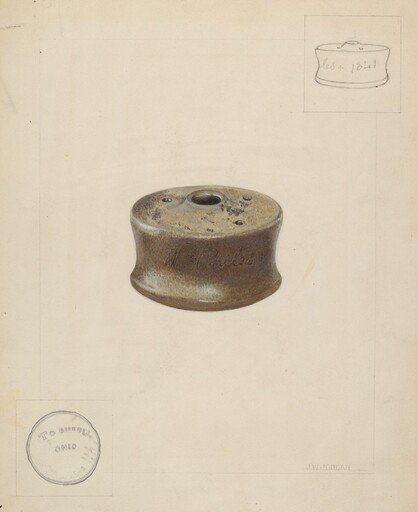 Ceramic Ink Well
