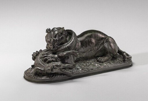 Tiger Devouring a Gavial