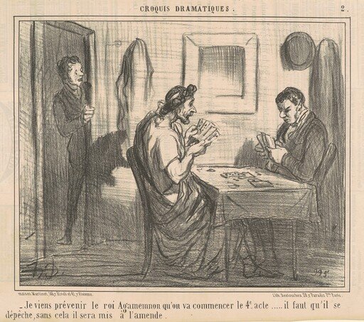 Je viens prévenir le roi Agamemnon ...