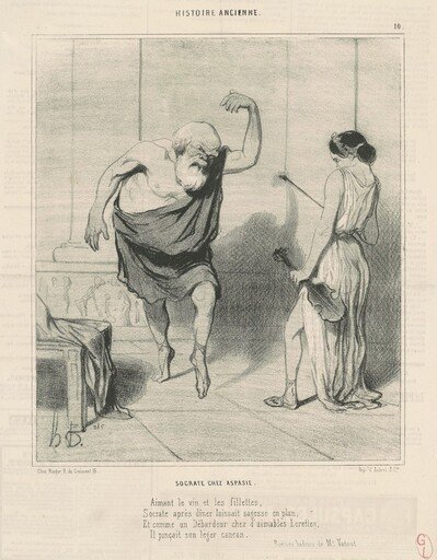 Socrate chez aspasie