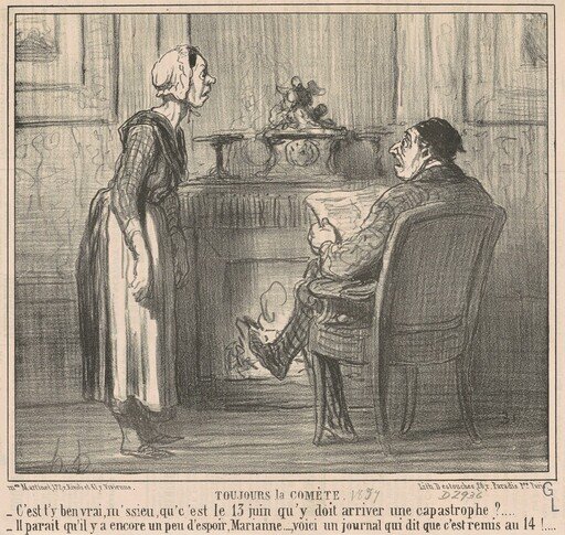 Toujours la comète