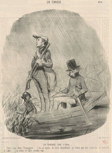 La chasse sur l'eau