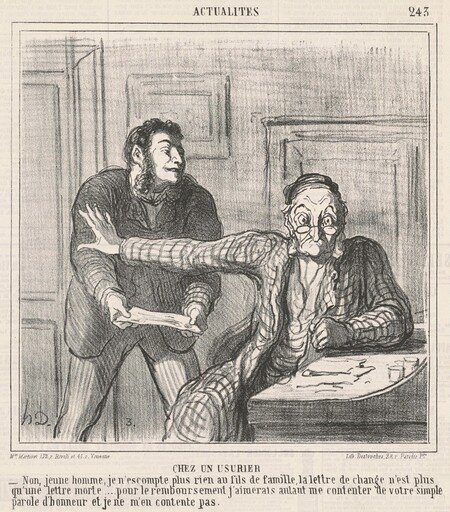 Chez un usurier