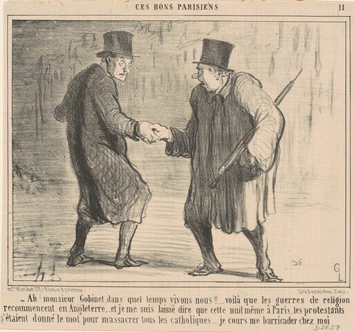 Ah! Monsieur Gobinet, dans quel temps ...