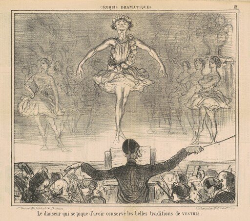 La danseur qui se pique d'avoir conservé ...