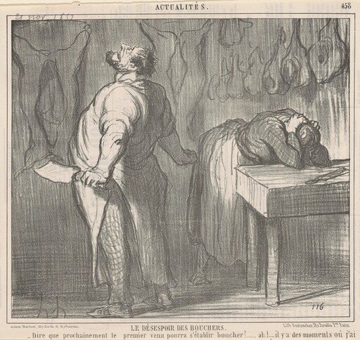 Le désespoir des bouchers