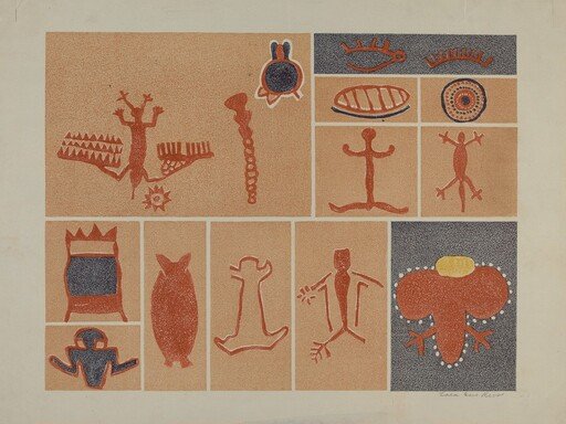 Petroglyph - Human Figures