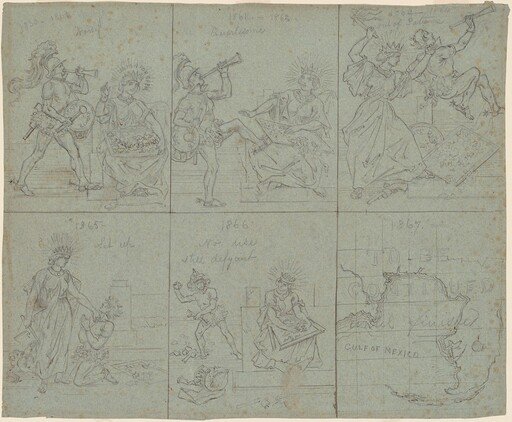 Political Cartoon of the American Civil War