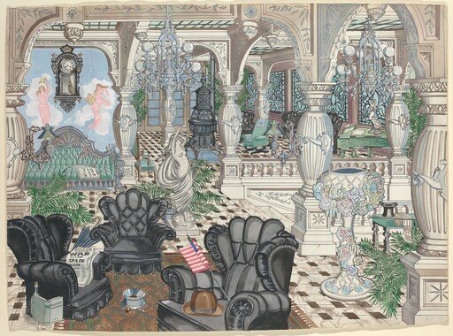 Foyer Men's Club, 1880-1910