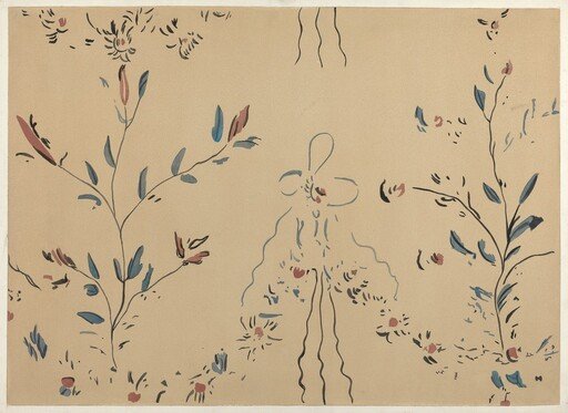 Free Hand Decorated Wall (Detail)