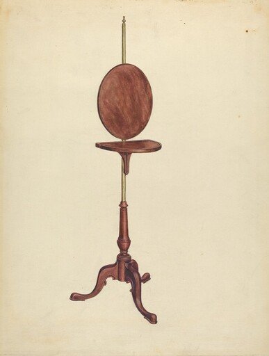 Pole Screen and Candlestand