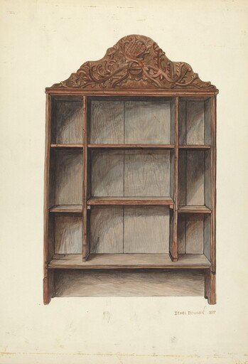 Hand Carved Cabinet