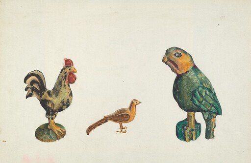 Wooden Birds