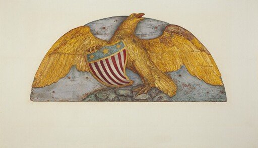 Eagle from Paddle Wheel Cover of "Island Home"